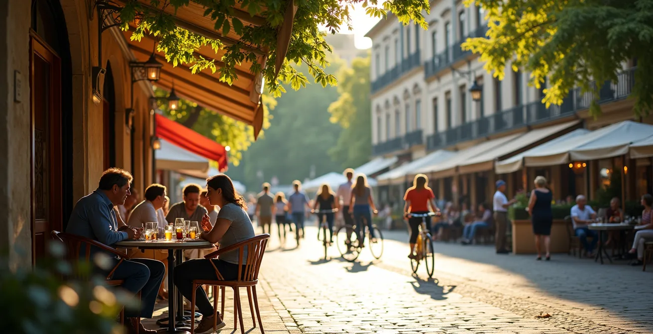 Analyse visuelle des indicateurs de dynamisme d'un quartier urbain