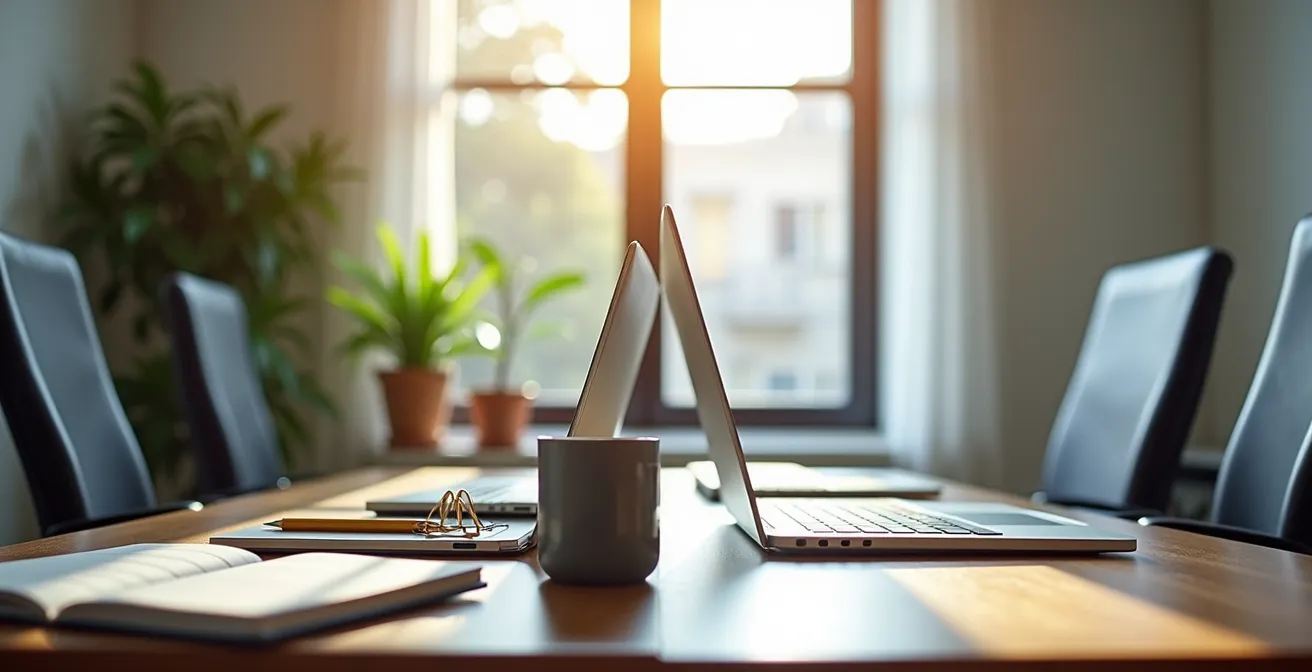 Tableau de bord comparant les coûts et bénéfices entre gestion directe et conciergerie