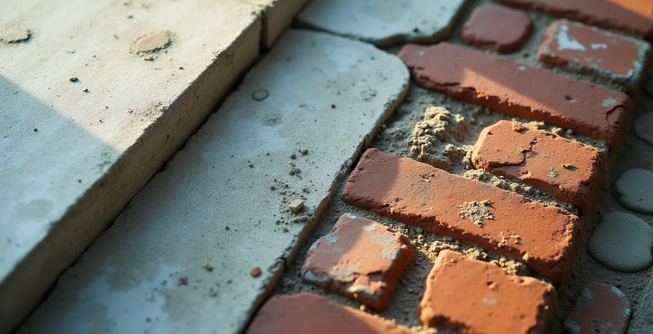 Représentation symbolique de l'évolution de la taxe foncière après travaux d'amélioration